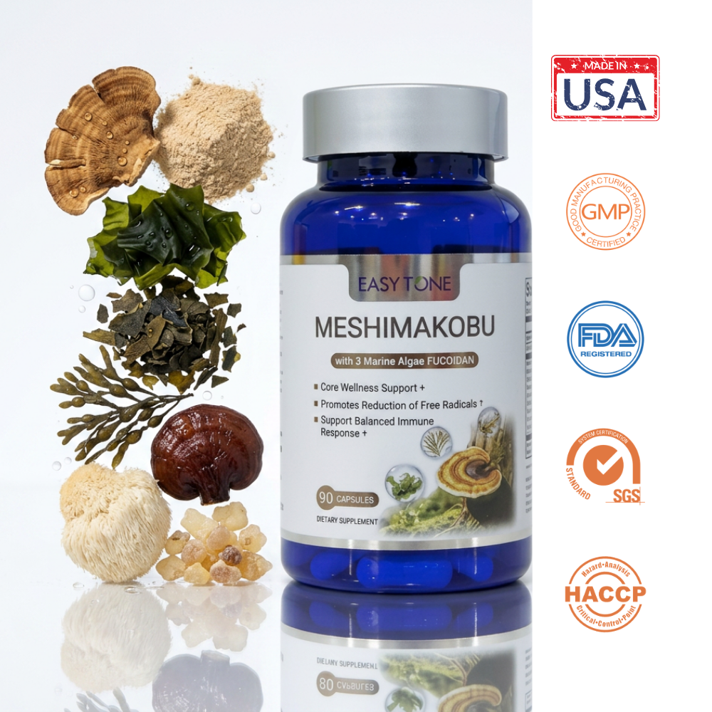 EasyTone MESHIMAKOBU with 3 Marine Algae FUCOIDAN
